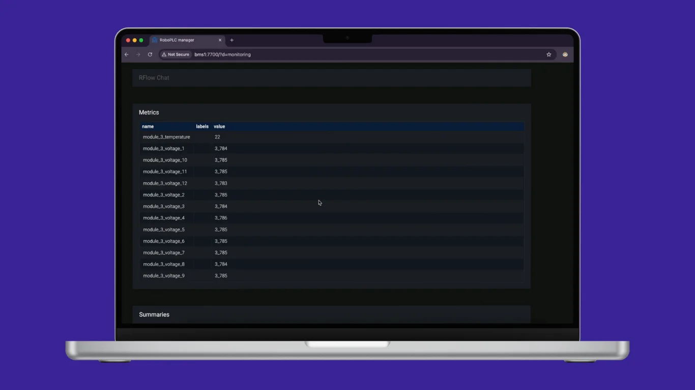 Sistema de Gerenciamento de Baterias (BMS) project screenshot